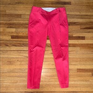 J. Crew Coral Stretch straight leg Pants